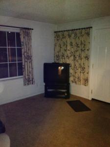 Living room and front door